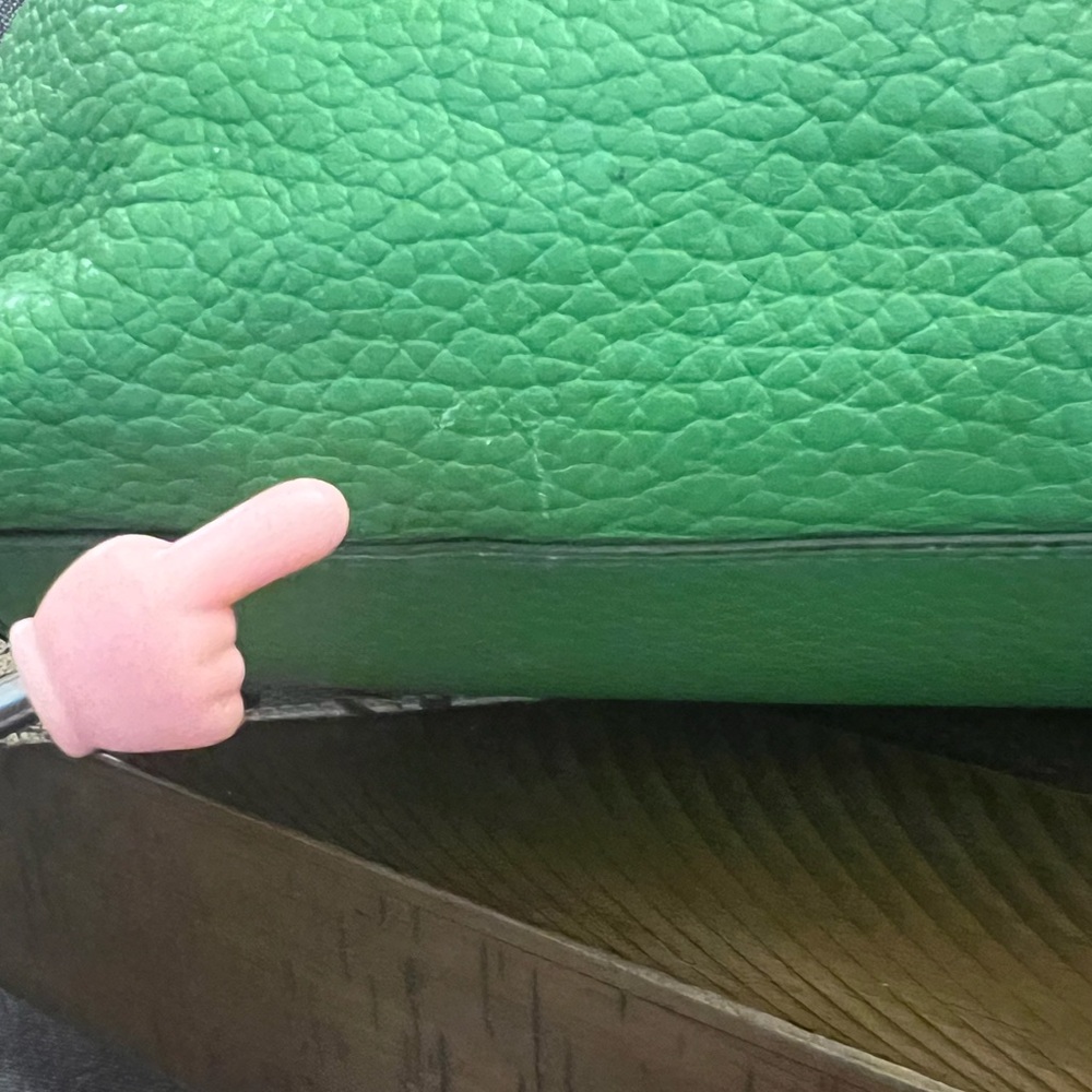 Kate Spade Green Leather Tote Bag - Picture 7 of 11